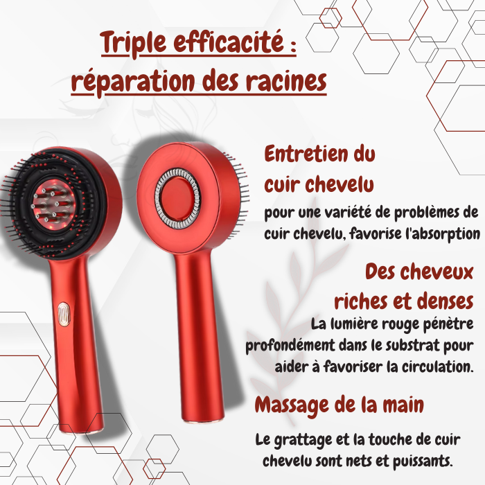 Brosse Massante Électrique Anti-Chute – Glow & Wellness™