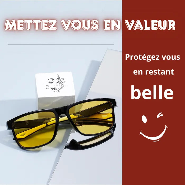 Lunettes soleil femme polarisées - Design élégant et confortable