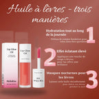 Lip oil brillant naturel - Soin lèvres hydratation longue durée