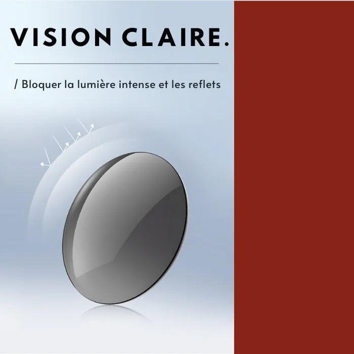 Lunettes polarisées confort - Port agréable toute la journée