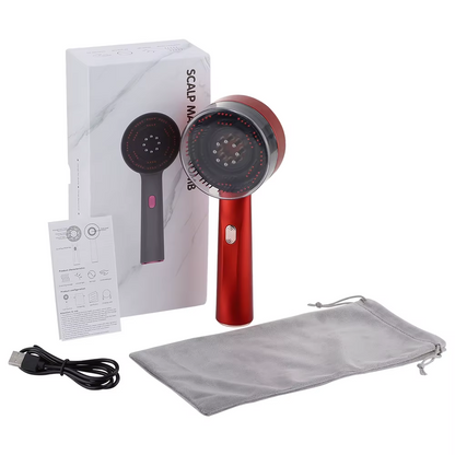 Brosse Massante Électrique Anti-Chute – Glow & Wellness™
