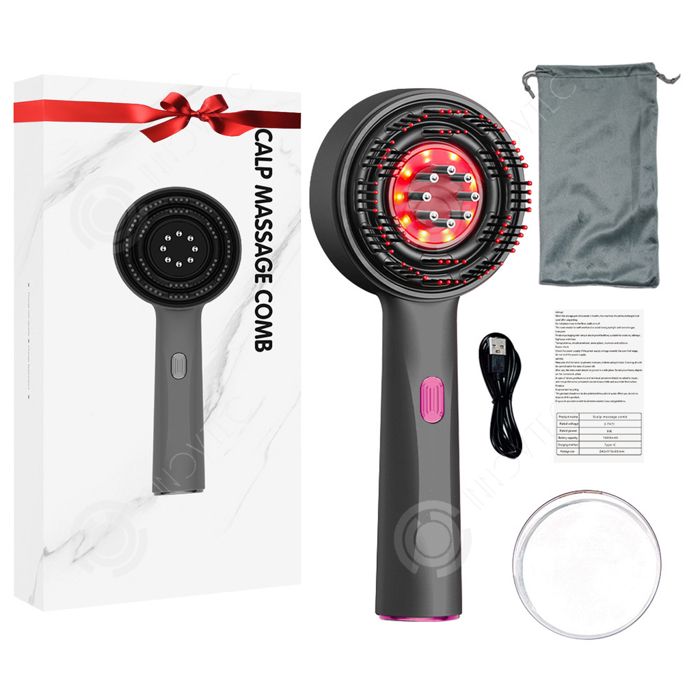 Brosse Massante Électrique Anti-Chute – Glow & Wellness™